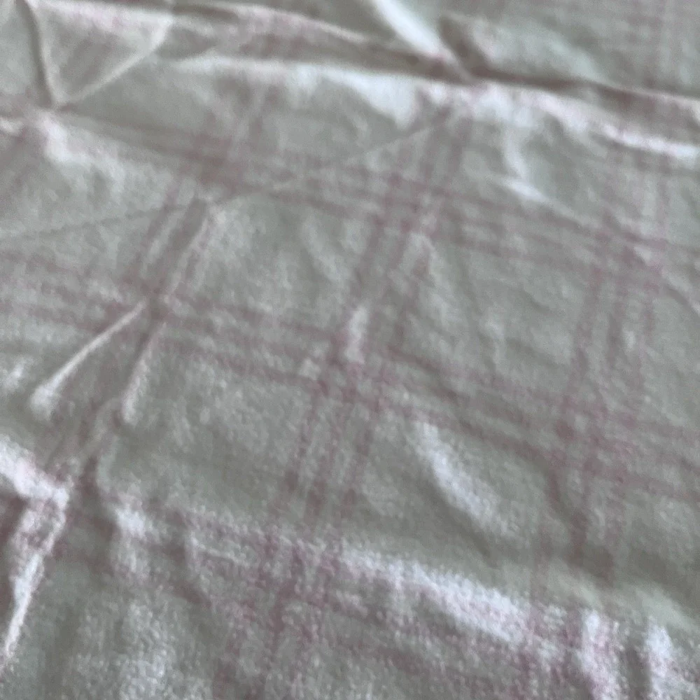 Angel Dear + A Soft Idea Pink Strawberry Plaid Swaddle Baby Blanket Cotton Large